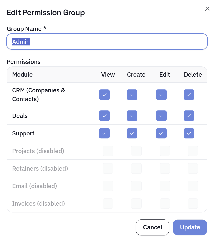 ImpactiveAI Permission Groups